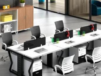图 办公家具职员办公桌椅屏风隔断工位员工桌卡座电脑桌 上海办公用品